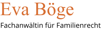Logo Rechtsanwältin Eva Böge